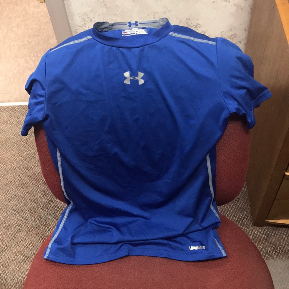 Blue under armor shirt